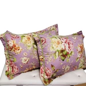 Collection By Charter Club Garden Party 2 Sateen Standard Shams.